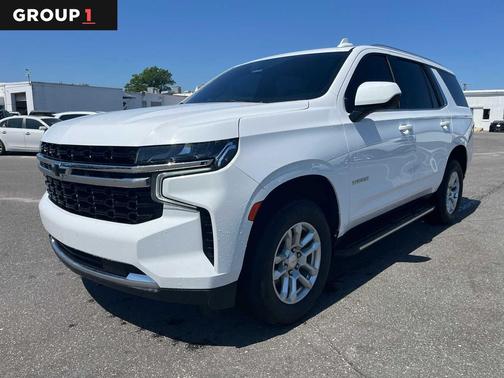 Summit White 2021 Chevrolet Tahoe LS