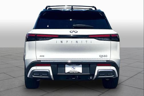 Majestic White/Black Obsidian 2025 INFINITI QX60 AUTOGRAPH
