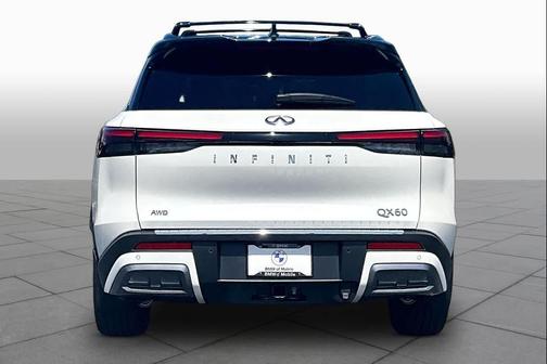 Majestic White/Black Obsidian 2025 INFINITI QX60 AUTOGRAPH
