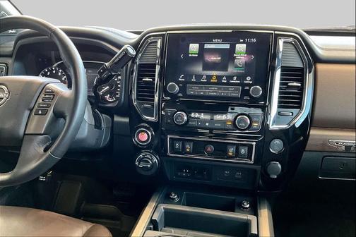 Pearl White Tricoat 2024 Nissan Titan Platinum Reserve