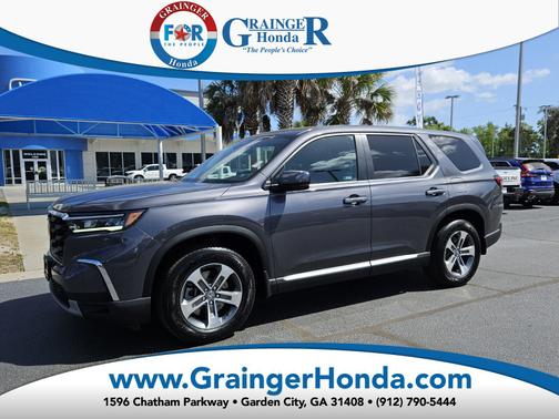 Modern Steel Metallic 2025 Honda Pilot