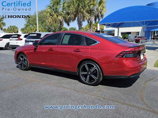 Radiant Red Metallic 2025 Honda Accord Hybrid