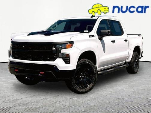 White 2026 Chevrolet Silverado 1500 Custom Trail Boss