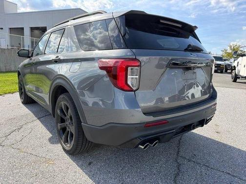 Gray 2023 Ford Explorer ST