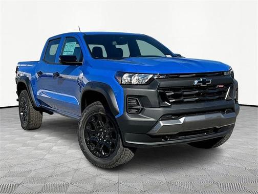 Blue 2026 Chevrolet Colorado Trail Boss Truck