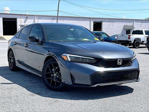 Gray 2025 Honda Civic Sport