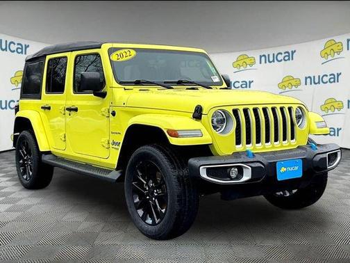 Gray 2022 Jeep Wrangler Unlimited 4xe Sahara
