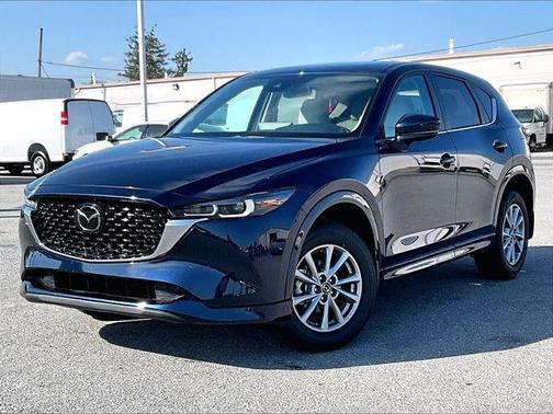 Deep Crystal Blue Mica 2025 Mazda CX-5 2.5 S Preferred Package