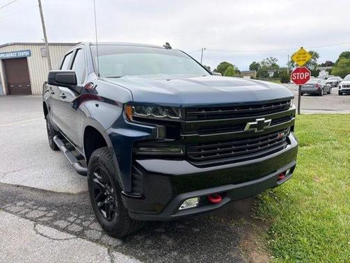 Blue 2021 Chevrolet Silverado 1500 LT Trail Boss