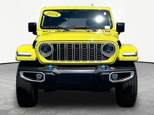 Yellow 2024 Jeep Wrangler 4xe Sahara