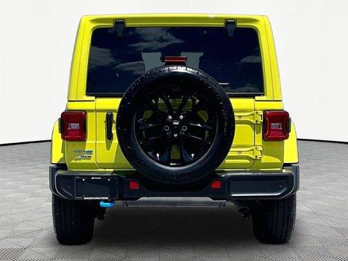 Yellow 2024 Jeep Wrangler 4xe Sahara