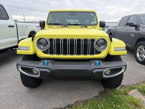 Yellow 2024 Jeep Wrangler 4xe Sahara