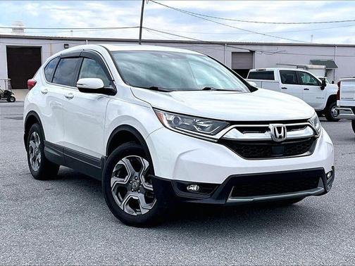 White 2018 Honda CR-V EX-L