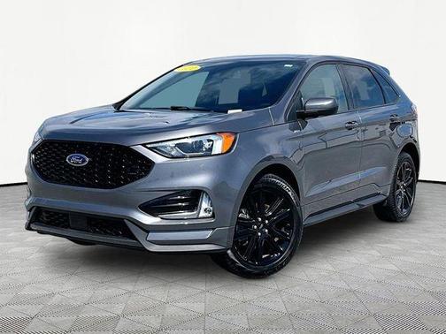 Gray 2021 Ford Edge ST Line