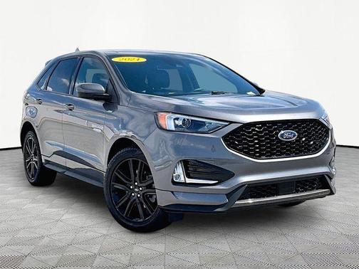 Gray 2021 Ford Edge ST Line