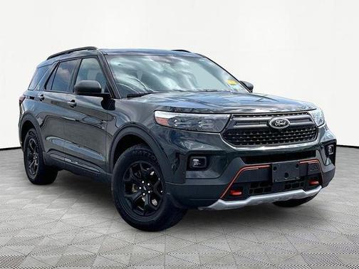 Forged Green Metallic 2022 Ford Explorer Timberline