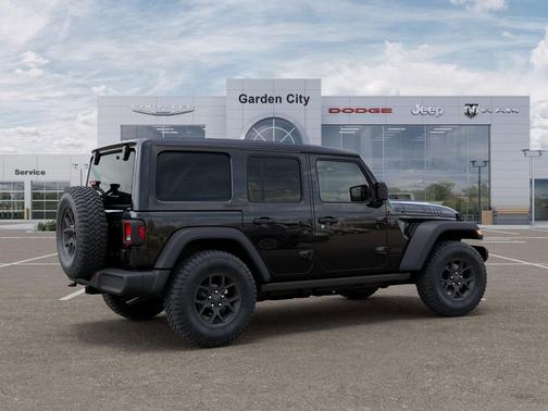 Black Clear-Coat Exterior Paint 2026 Jeep Wrangler Willys
