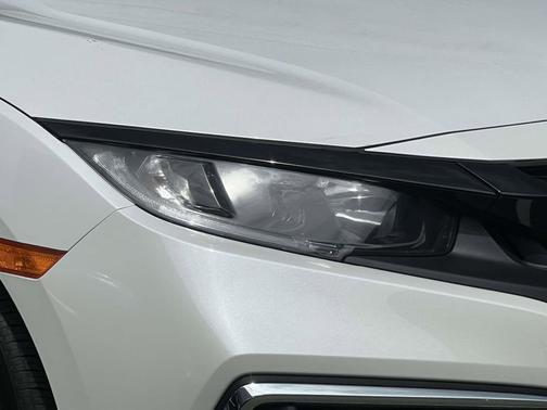 Platinum White Pearl 2021 Honda Civic LX