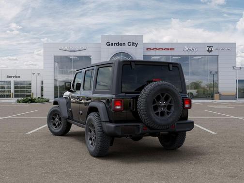 Black Clear-Coat Exterior Paint 2026 Jeep Wrangler Willys