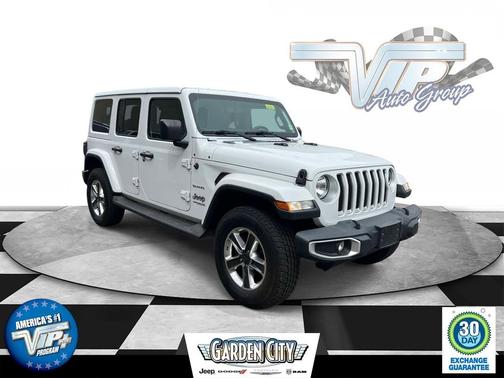 Bright White Clearcoat 2020 Jeep Wrangler Unlimited Sahara