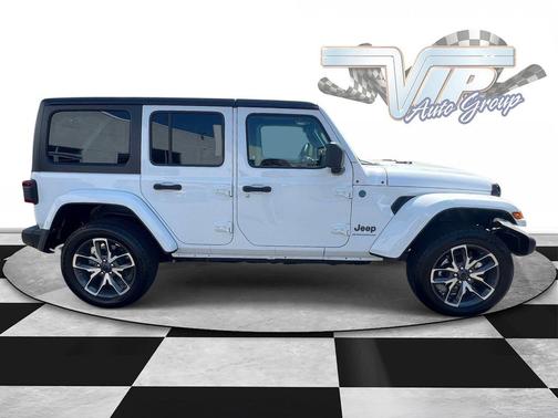 Bright White Clearcoat 2024 Jeep Wrangler 4xe Sport S