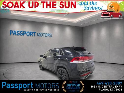 Black 2024 Volkswagen Atlas Cross Sport 2.0T SE w/Technology
