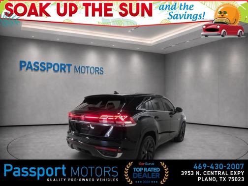 Black 2024 Volkswagen Atlas Cross Sport 2.0T SE w/Technology