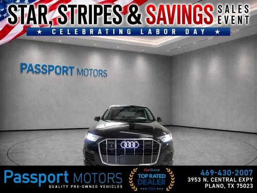 Mythos Black Metallic 2023 Audi Q7 45 Premium