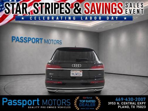 Mythos Black Metallic 2023 Audi Q7 45 Premium