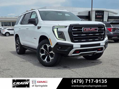 Summit White 2026 GMC Yukon 4WD AT4