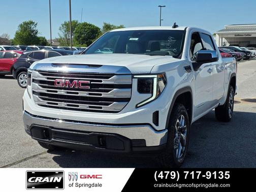 Summit White 2026 GMC Sierra 1500 SLE