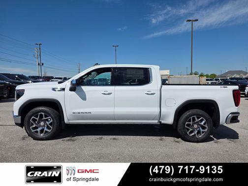 Summit White 2026 GMC Sierra 1500 SLE