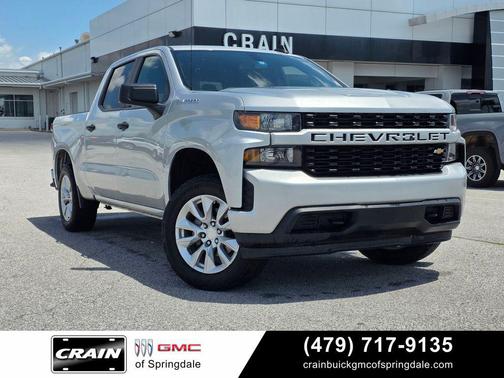 Silver Ice Metallic 2021 Chevrolet Silverado 1500 Custom