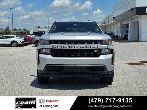 Silver Ice Metallic 2021 Chevrolet Silverado 1500 Custom