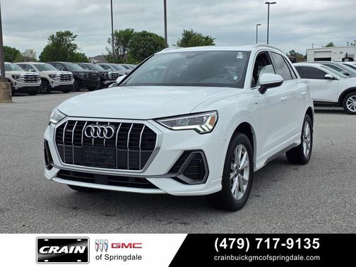 White 2024 Audi Q3 45 S line Premium Plus