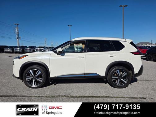 Pearl White 2021 Nissan Rogue Platinum