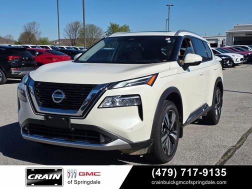 Pearl White 2021 Nissan Rogue Platinum