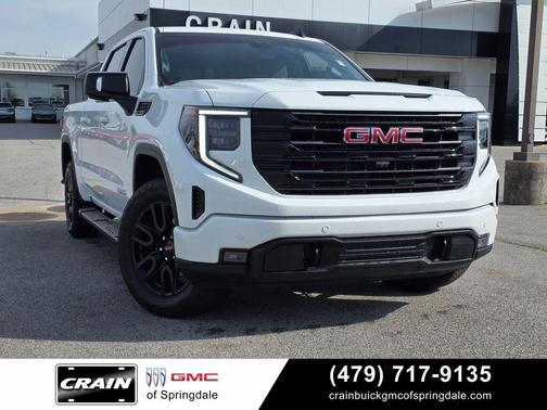 Summit White 2024 GMC Sierra 1500 Elevation