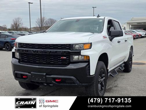 Summit White 2022 Chevrolet Silverado 1500 Limited Custom Trail Boss