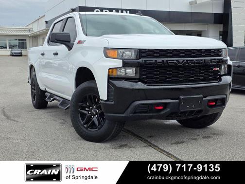 Summit White 2022 Chevrolet Silverado 1500 Limited Custom Trail Boss