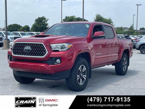 Barcelona Red Metallic 2018 Toyota Tacoma TRD Sport