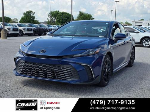Blue 2025 Toyota Camry SE