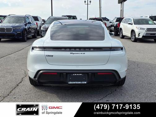 White 2020 Porsche Taycan 4S