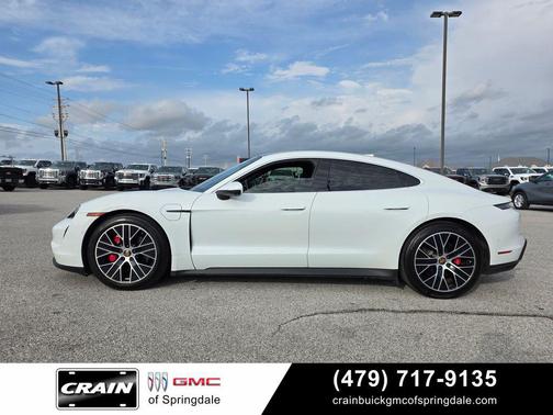 White 2020 Porsche Taycan 4S
