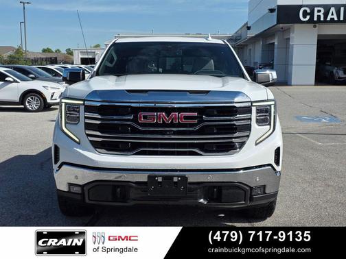 Summit White 2024 GMC Sierra 1500 SLT