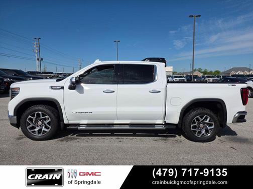 Summit White 2024 GMC Sierra 1500 SLT