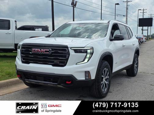 Summit White 2026 GMC Acadia AT4 AWD