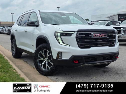 Summit White 2026 GMC Acadia AT4 AWD