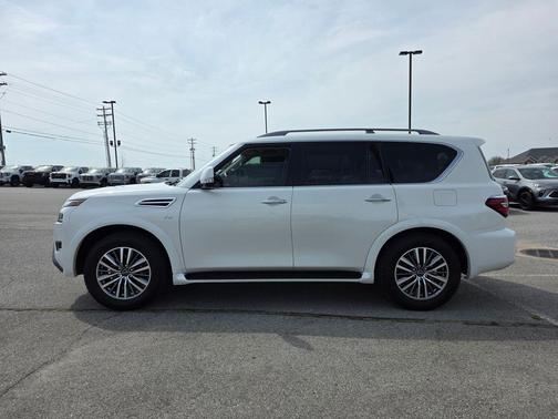 Aspen White Tricoat 2021 Nissan Armada SV 4WD
