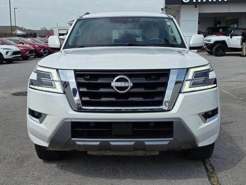Aspen White Tricoat 2021 Nissan Armada SV 4WD